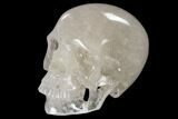 Realistic, Polished Quartz Crystal Skull #116361-3